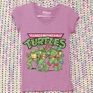 Purple Teenage Mutant Ninja Turtles Fitted T-Shirt